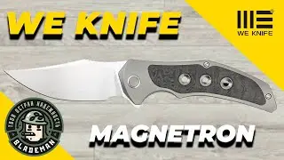 Нож WE Knife Magnetron, CPM-20CV, Titanium/Carbon Fiber, WE18058-2