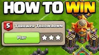 How to Easily 3 Star Thrower Throwdown Challenge | Haaland's Challenge 5 - Clash of Clans