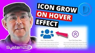 Divi Theme Icon Grow On Hover Effect 👈👈👍👍