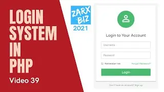 #39 Login system in php source code For Beginners | PHP Tutorial | PHP Guide for beginners