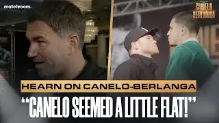 "Edgar Is One Of The Biggest Punchers In The World!" - Eddie Hearn Talks Canelo Vs Berlanga