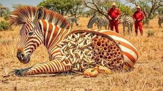 Rescue story: Rescue team rescues rare zebra from poisonous bees in conservation