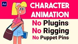 Simplest Way to Animate Character in After Effects | Character Rigging