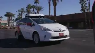 Yandex Demoing Self-Driving Car During CES 2019