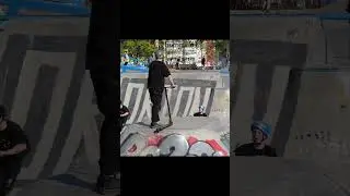 парный бест трик - Пул джем от СПУТНИКа в плазе Ясенево #scootering #kickscooter