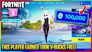 This player earned 100k VBucks for FREE! 🤯 | #shorts