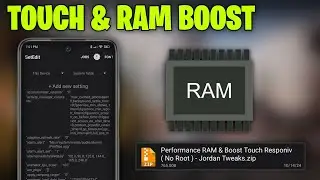 Performance RAM Boost & Touch Responsive With SetEdit Codes | NO ROOT!! - Stable FPS📱🚀