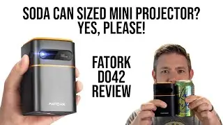 Fatork D042 DLP Mini Projector: The Soda Can Sized Projector That Packs A Punch!