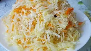 Квашеная капуста на зиму, цыганка готовит. Самая вкусная капуста. Gipsy cuisine.