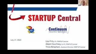 STARTUP Central I-Red Program - Presented by Dr. Elizabeth Friis