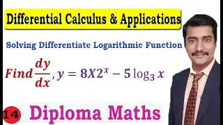 Diploma Mathematics Solving Differentiate Logarithmic Function