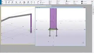 Portal frame demo 1 - main portal span modelling