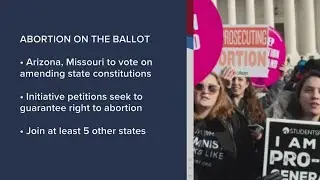 Missouri and Arizona residents to vote on abortion rights amendments in November