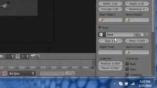3D text in blender 3D 2.5 Alpha 2