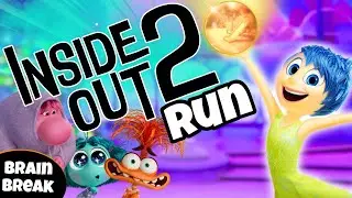 🏒 Inside Out 2 🏒 Fitness Run | Brain Break | GoNoodle Inspired