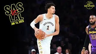 San Antonio Spurs Full Team Highlights vs Lakers | Jan 13, 2025 | FreeDawkins