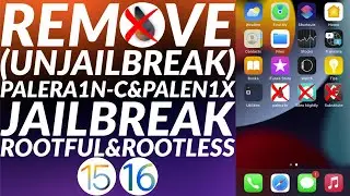 How to remove Palera1n-C/Palen1x Jailbreak (Rootful & Rootless) | No Data Loss | Full Guide | 2023