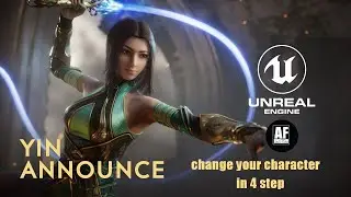 how to change your character in unreal engine 5 -  in 4 step