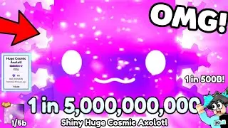 OMG! 🤯🥳 I used 1000+ MAX LUCK DICE & got SHINY HUGE COSMIC AXOLOTL! *1 in 500B* (Pets GO!)