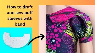 Perfect Puff Sleeves For Kids||Drafting And Sewing Guide