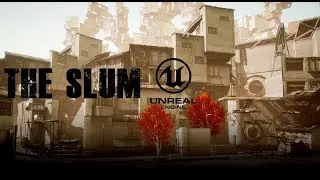 The Slum Unreal Engine 4 level designing 3d Sidescroller Environment