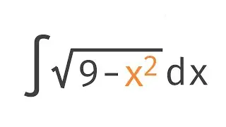 Integral of Sqrt(9 - x^2) by Trigonometric Substitution | Integration | Calculus | Glass of Numbers