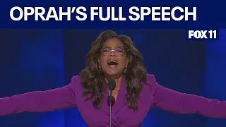 Oprah Winfrey says decency and respect are on the ballot during DNC speech