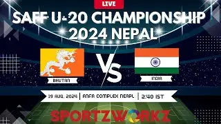 BHUTAN VS INDIA | SAFF U-20 Men’s Championship 2024| NEPAL