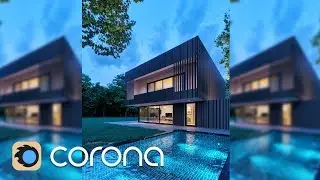 3D Tutorial 3ds Max Corona Renderer  Exterior Night  lightning