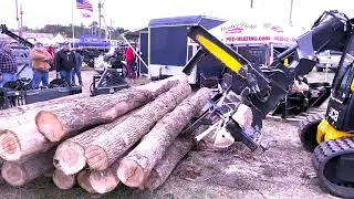 Skid Loader Firewood Processor! You Gotta See This!