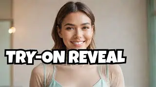 [4K] Transparent Try-on Haul with Lina | See Through Haul 2025 | Lina TOP Try On 💞