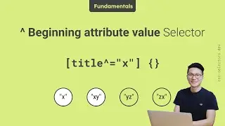 Beginning attribute value selector - 🌱 Fundamentals