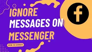 How to Ignore Messages on Messenger - New Update (2023)