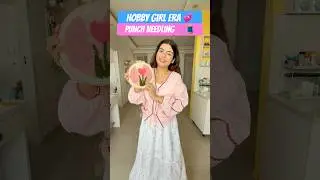 Hobby Girl Era🌸💞Punch Needle Embroidery 🧵 🪡DIY Activity #youtubeshorts #shorts #diy #hobby
