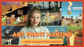 Launching a New Art Prints Collection | Top Tips for Making Art Prints,