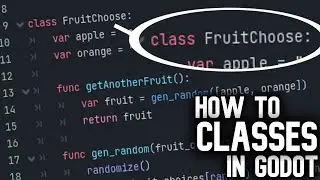 How to Use CLASSES in Godot 4 (everything to know)