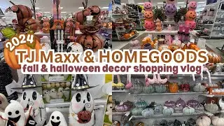 Come With Me To TJ MAXX & HOMEGOODS to Check Out All The Fall Decor For 2024!