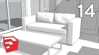 COUCH & CUSHIONS - Dramatic Contemporary House Pt. 14