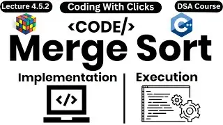 Merge sort c++ | Merge Sort Code | Merge Sort algorithm in daa | Merge Sort in C++ | Merge Sort daa