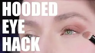 HOODED EYE HACK FOR VERY LOOSE EYELIDS!