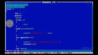 C++ | Operator  overloading 'pre and post increment' | CodeLearning