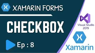 How to use Checkbox with Grid Layout in Xamarin Forms / .NET MAUI - Ep:8