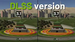 DLSS 3.1 vs. DLSS 3.7 comparison | Cities Skylines 2