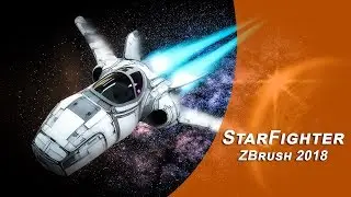 Star Fighter ZBrush 2018