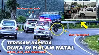 DETIK-DETIK TABRAKAN TEREKAM KAMERA || BUS ALS O50 BERDUKA DI JANGGA DOLOK