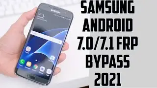 samsung android 7.0 frp bypass 2022 || samsung android 7.1.1 frp bypass