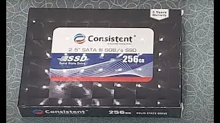 Consistent SSD 256 GB Review & installation in PC