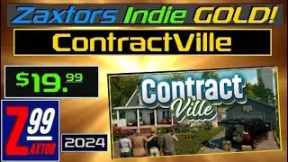 Zaxtors Indie Gold #89 - ContractVille - A Really Fun & Impressive Co-op Construction Simulation!