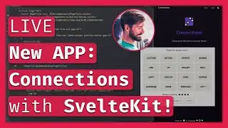 NY Times Connections with SvelteKit! 🧩 CSS, Svelte 5 & SvelteKit 2 tutorial 🤖 LIVE Coding & Chill 🔴