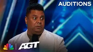 Orlando Leyba's Hilarious Yellowstone Vacation Stories Are Comedy Gold | Auditions | AGT 2023